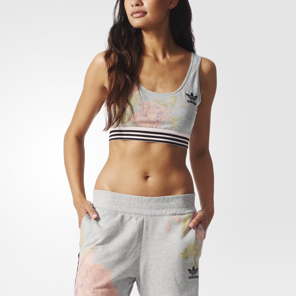 Adidas Originals Pastel Rose Cropped Top / Bra - Picture 16 of 16